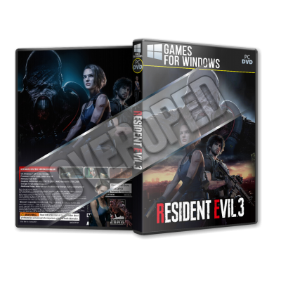 Resident Evil 3 Remake 2020 Pc Game Cover Tasarımı